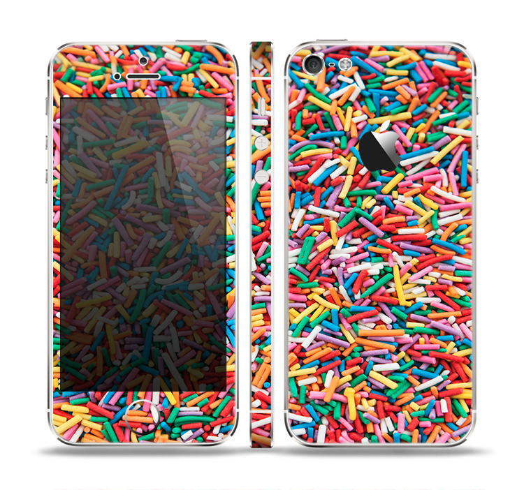 The Colorful Candy Sprinkles Skin Set for the Apple iPhone 5