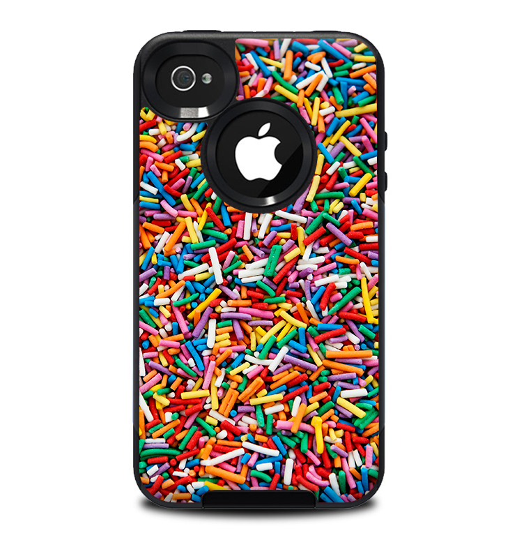 The Colorful Candy Sprinkles Skin for the iPhone 4-4s OtterBox Commuter Case