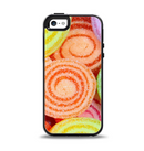 The Colorful Candy Swirls Apple iPhone 5-5s Otterbox Symmetry Case Skin Set