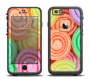 The Colorful Candy Swirls Apple iPhone 6/6s LifeProof Fre Case Skin Set