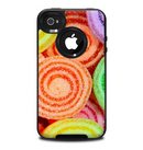 The Colorful Candy Swirls Skin for the iPhone 4-4s OtterBox Commuter Case