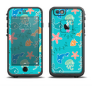 The Colorful Cartoon Sea Creatures Apple iPhone 6/6s LifeProof Fre Case Skin Set