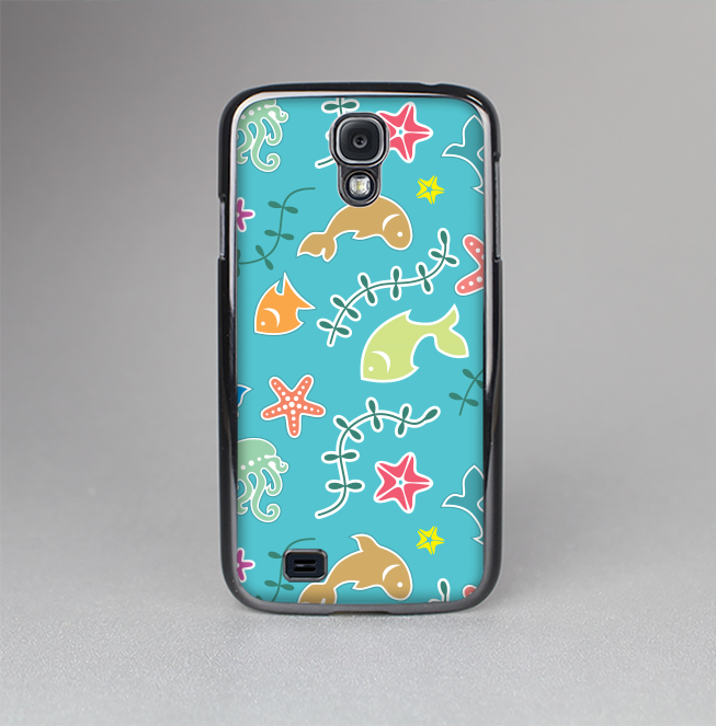 The Colorful Cartoon Sea Creatures Skin-Sert Case for the Samsung Galaxy S4