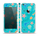 The Colorful Cartoon Sea Creatures Skin Set for the Apple iPhone 5