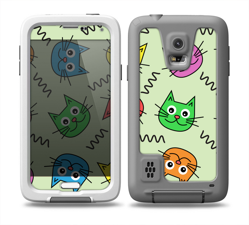 The Colorful Cat iCons Skin for the Samsung Galaxy S5 frē LifeProof Case