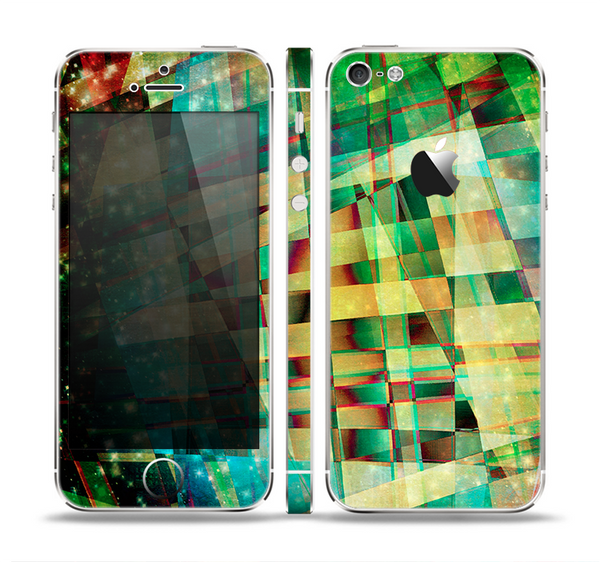 The Colorful Chaotic HD Shard Pattern Skin Set for the Apple iPhone 5