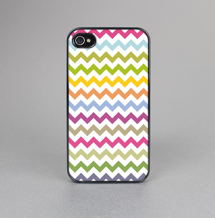 The Colorful Chevron Pattern Skin-Sert for the Apple iPhone 4-4s Skin-Sert Case