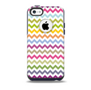 The Colorful Chevron Pattern Skin for the iPhone 5c OtterBox Commuter Case