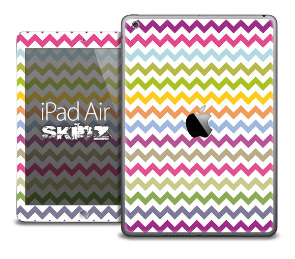 The Colorful Chevron Skin for the iPad Air