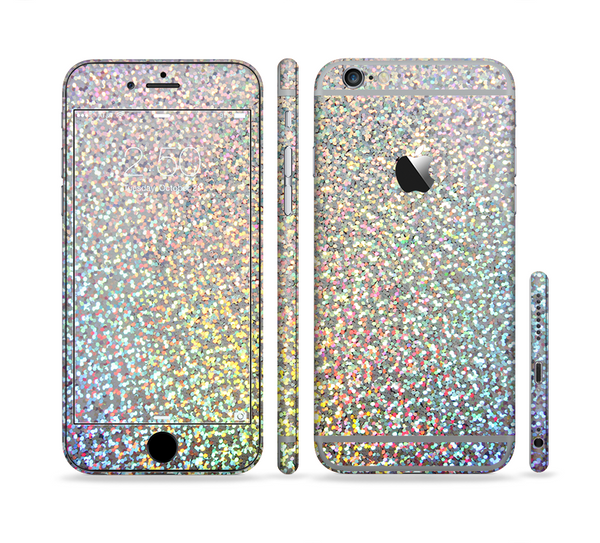 The Colorful Confetti Glitter Sectioned Skin Series for the Apple iPhone 6s