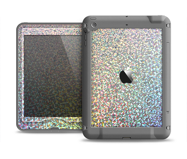 The Colorful Confetti Glitter Apple iPad Mini LifeProof Nuud Case Skin Set