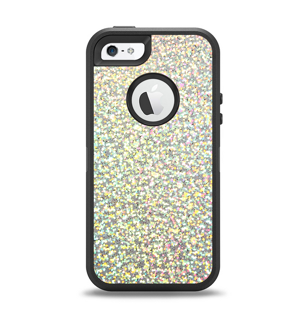 The Colorful Confetti Glitter copy Apple iPhone 5-5s Otterbox Defender Case Skin Set