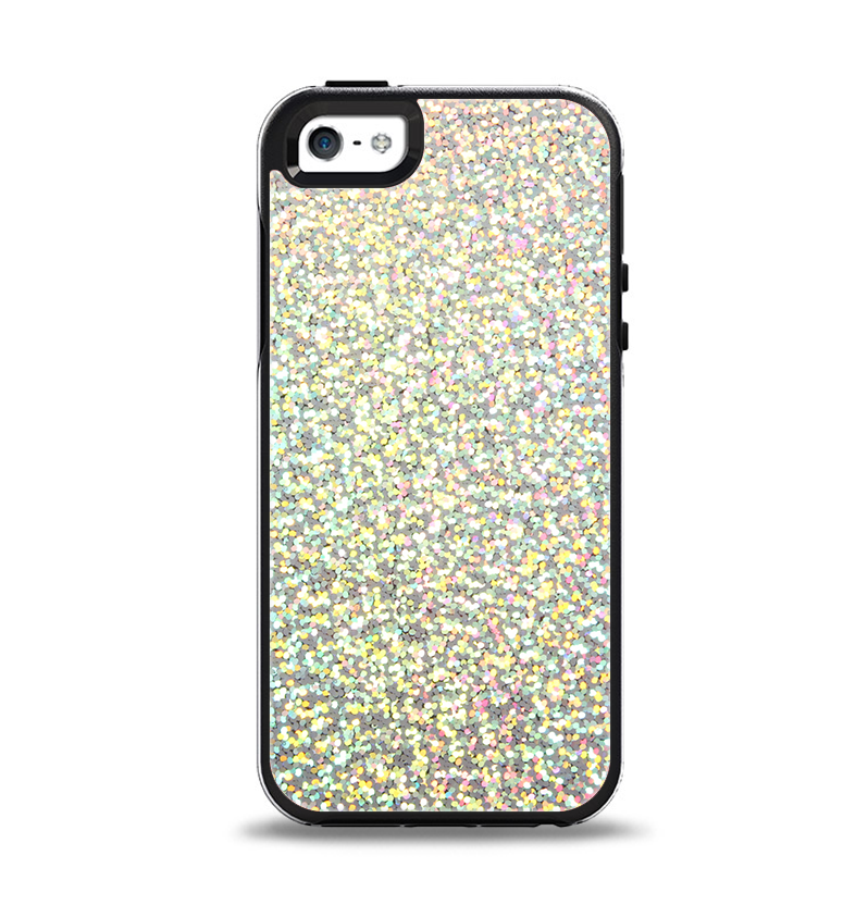 The Colorful Confetti Glitter copy Apple iPhone 5-5s Otterbox Symmetry Case Skin Set