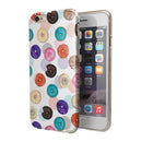 The Colorful Donut Overlay iPhone 6/6s or 6/6s Plus 2-Piece Hybrid INK-Fuzed Case