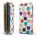 The Colorful Donut Overlay iPhone 6/6s or 6/6s Plus 2-Piece Hybrid INK-Fuzed Case