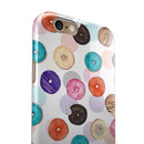 The Colorful Donut Overlay iPhone 6/6s or 6/6s Plus 2-Piece Hybrid INK-Fuzed Case