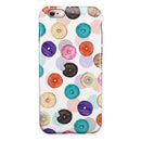 The Colorful Donut Overlay iPhone 6/6s or 6/6s Plus 2-Piece Hybrid INK-Fuzed Case