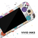 The Colorful Donut Overlay // Skin Decal Wrap Kit for Nintendo Switch Console & Dock, Joy-Cons, Pro Controller, Lite, 3DS XL, 2DS XL, DSi, or Wii - Vinyl Skin Wrap for Nintendo Switch 2, OLED, Lite, Pro Controller, Wii & Classic Handhelds