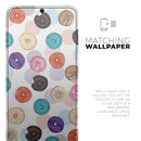 The Colorful Donut Overlay - Premium Vinyl Skin Decal for Samsung Galaxy S25 Ultra, S24, S23, S22 & All Galaxy S Models