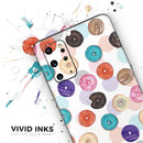 The Colorful Donut Overlay - Premium Vinyl Skin Decal for Samsung Galaxy S25 Ultra, S24, S23, S22 & All Galaxy S Models