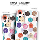 The Colorful Donut Overlay - Premium Vinyl Skin Decal for Samsung Galaxy S25 Ultra, S24, S23, S22 & All Galaxy S Models