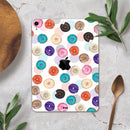 The Colorful Donut Overlay  - Full Body Skin Decal for the Apple iPad Pro 12.9", 11", 10.5", 9.7", Air or Mini (All Models Available)