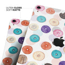 The Colorful Donut Overlay  - Full Body Skin Decal for the Apple iPad Pro 12.9", 11", 10.5", 9.7", Air or Mini (All Models Available)