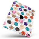 The Colorful Donut Overlay  - Full Body Skin Decal for the Apple iPad Pro 12.9", 11", 10.5", 9.7", Air or Mini (All Models Available)