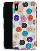 The Colorful Donut Overlay  - iPhone X Clipit Case