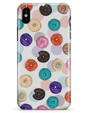 The Colorful Donut Overlay  - iPhone X Clipit Case