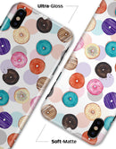 The Colorful Donut Overlay  - iPhone X Clipit Case