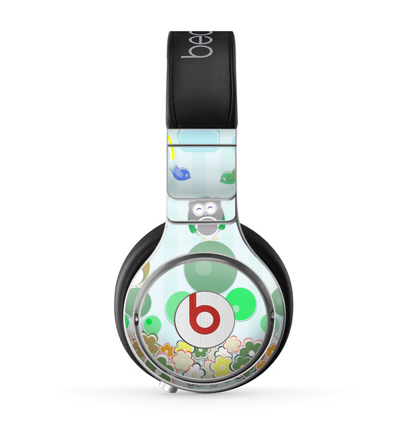 The Colorful Emotional Cartoon Owls in the Trees Skin for the Beats by Dre Pro Headphones