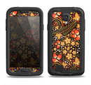 The Colorful Floral Pattern with Strawberries Samsung Galaxy S4 LifeProof Nuud Case Skin Set