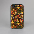 The Colorful Floral Pattern with Strawberries Skin-Sert for the Apple iPhone 4-4s Skin-Sert Case