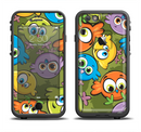 The Colorful Highlighted Cartoon Birds Apple iPhone 6/6s LifeProof Fre Case Skin Set
