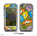 The Colorful Highlighted Cartoon Birds Skin for the iPhone 5c nüüd LifeProof Case