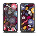 The Colorful Hugged Vector Leaves and Flowers Apple iPhone 6/6s LifeProof Fre Case Skin Set