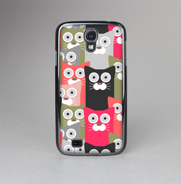 The Colorful Hypnotic Cats Skin-Sert Case for the Samsung Galaxy S4