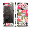 The Colorful Hypnotic Cats Skin Set for the Apple iPhone 5