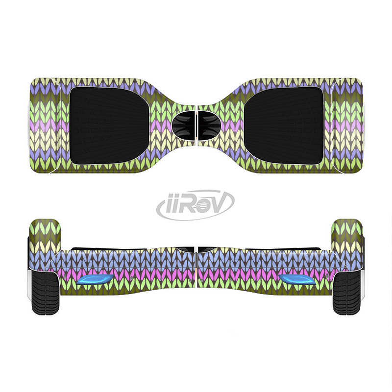 The Colorful Knit Pattern Full-Body Skin Set for the Smart Drifting SuperCharged iiRov HoverBoard