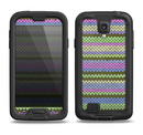 The Colorful Knit Pattern Samsung Galaxy S4 LifeProof Nuud Case Skin Set