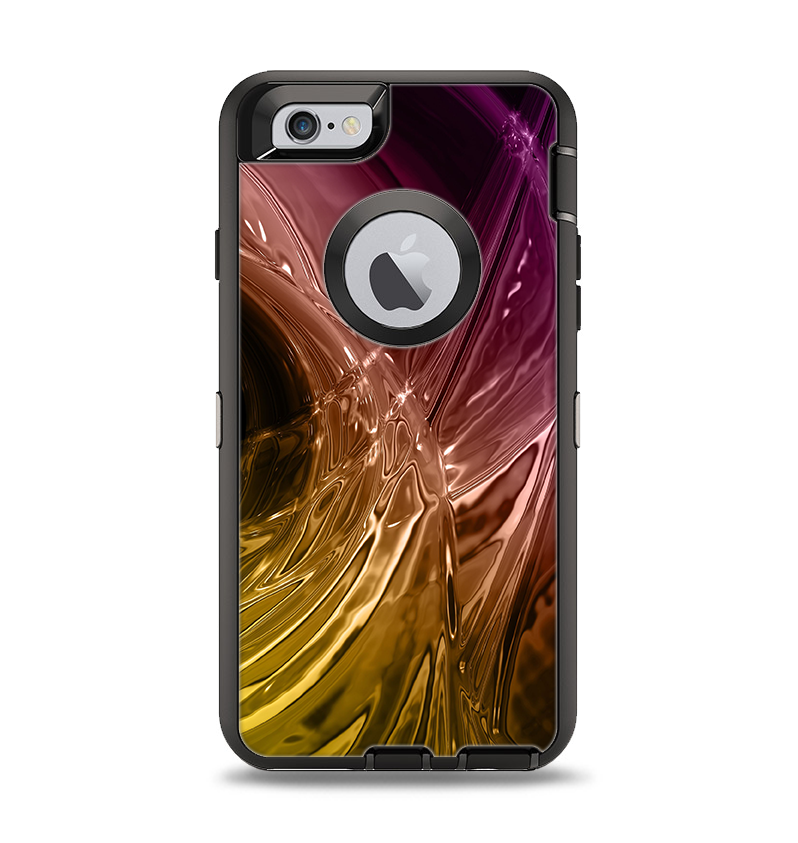 The Colorful Mercury Splash Apple iPhone 6 Otterbox Defender Case Skin Set