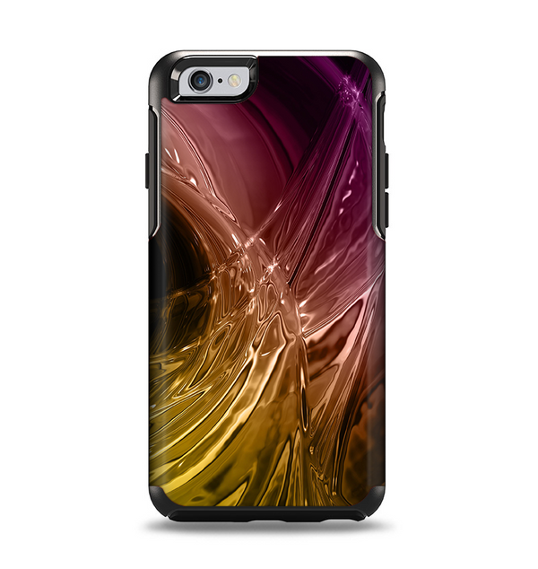 The Colorful Mercury Splash Apple iPhone 6 Otterbox Symmetry Case Skin Set