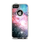 The Colorful Neon Space Nebula Apple iPhone 5-5s Otterbox Commuter Case Skin Set
