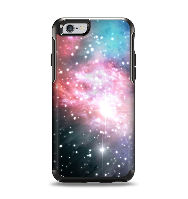 The Colorful Neon Space Nebula Apple iPhone 6 Otterbox Symmetry Case Skin Set