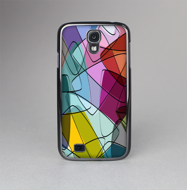 The Colorful Overlapping Translucent Shapes Skin-Sert Case for the Samsung Galaxy S4