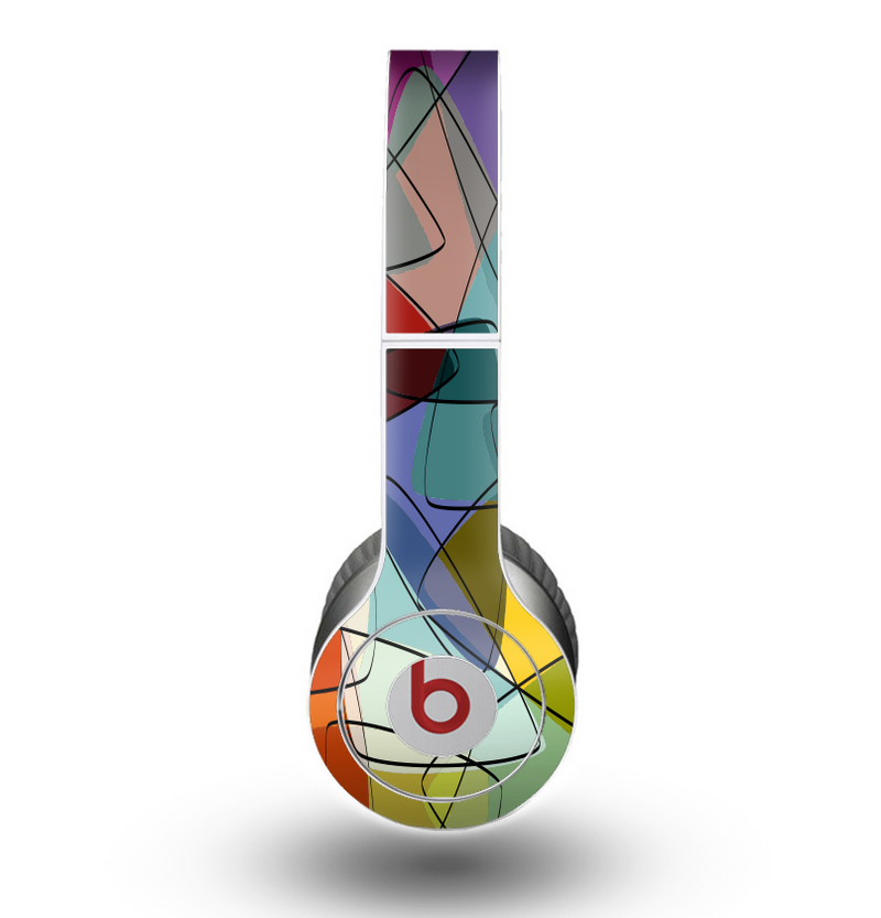 The Colorful Overlapping Translucent Shapes Skin for the Beats by Dre Original Solo-Solo HD Headphones