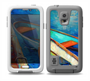 The Colorful Pastel Docked Boats Skin Samsung Galaxy S5 frē LifeProof Case