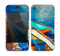 The Colorful Pastel Docked Boats Skin for the Apple iPhone 4-4s