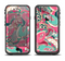 The Colorful Pink & Teal Seamless Paisley Apple iPhone 6 LifeProof Fre Case Skin Set